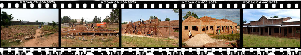 Mbuji-Mayi Bible School construction progress Mbuji-Mayi Bible School construction progress