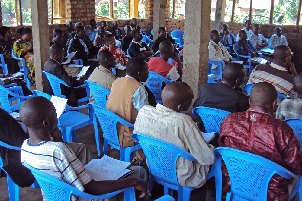 Bukavu Bible School Extension students