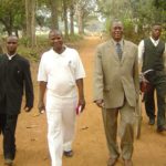 Moïse Beyumu with other church leaders