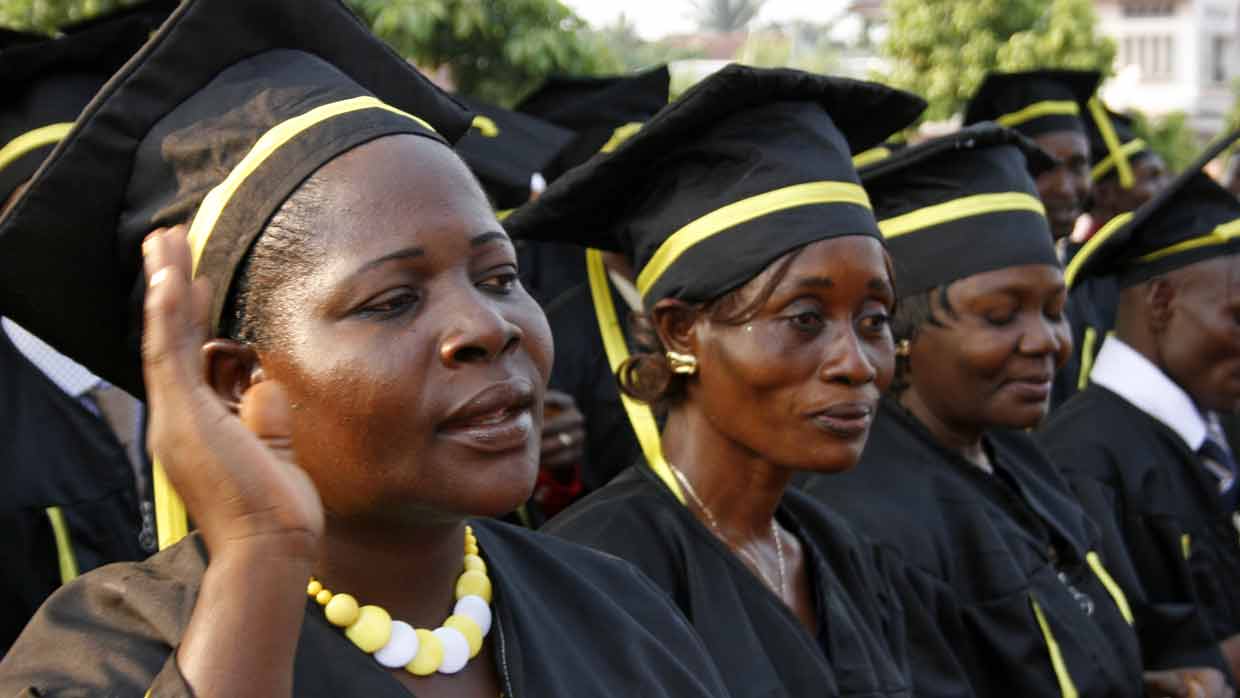 Mbandaka Bible School graduates